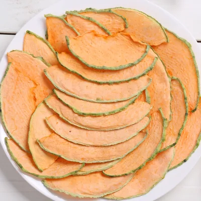 Factory Supply Dried Cantaloupe Spears Dried Hami Melon Slices for Fruit Tea