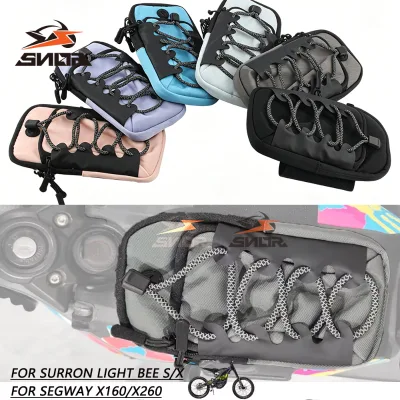 SNOR Battery Cover Pack Storage Bag Motorcycle Accessories for Surron Light Bee X S Segway X160 X260 Electric E-Bike Moto