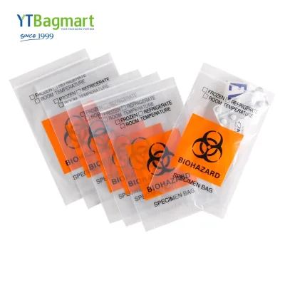 Specimen Bag with Double Layers and Document Holder for Clear Packing and Organized Handling