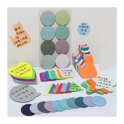 50 100 200 Sheets South Korean Sticky Notes Students Tear Notepad Paper Girl Cute Memo Pad Index Stickers