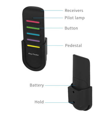 Tracker Tag Track Your Keys Electronic Keyfinder with 6 Mini Tracker for Key Chain Super Easy to Operate