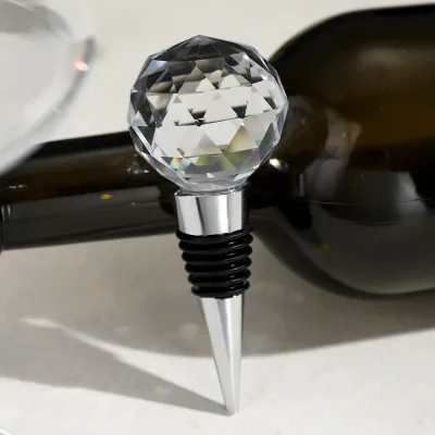 Creative Crystal Ball Cork Wedding and Wedding Celebration Activities Wine Stoppers