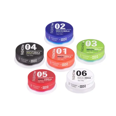 Fashion Wax for Men Hair Styling Wholesale Digital Number Natural Hair Gel Private Label Custom Hair Styling Wax