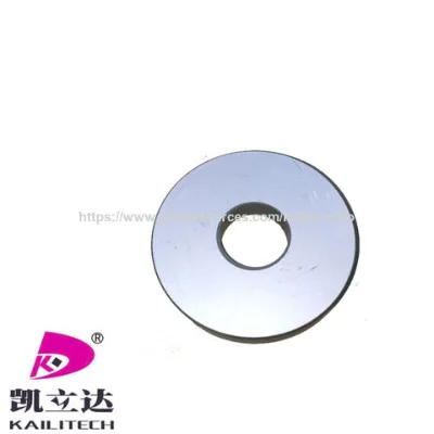50mm*6.5mm 344kHz Ultrasonic Piezo transducer (ceramic ring buzzer) for mask welding machine.