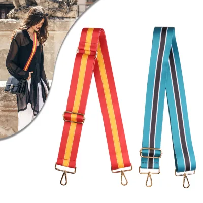 High Quality Adjustable Crossbody Guitar Strap for Handbags Custom Logo Wide Webbing Bag Shoulder Strap