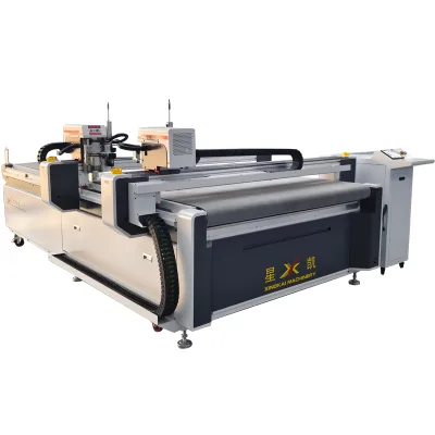 Automatic Vibrating Knife Cutter Belt Car Mat Carpet Car Seat Covers Sewing Cutting Making Machine