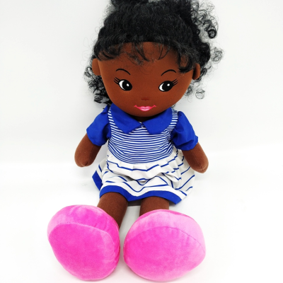 Customize New Design African Baby Black Dolls Cute Lifelike Dolls for Kids