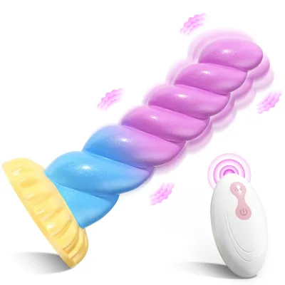 Powerful Suction Cup Dildo Vibrator Remote Control Monster Prostate Massager Anal G-spot Stimulator Adult Sex Toy for Women Men