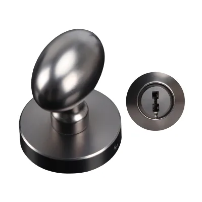Deluxe Single Side Invisible Door Handle Lock Deluxe Zinc Alloy Multiple Colors Optional for Indoor Mute Door Lock