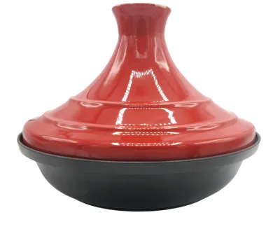 Hot Sale Good Quality Tagine Pot Enameled Cast Iron Cooking Pot Tagine with Closed Lid