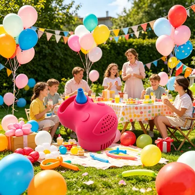 Plastic US Plug EU Plug Battery Powered Electric Balloon Pump High Speed Inflation Machine Reusable Air Pump Wedding Anniversary