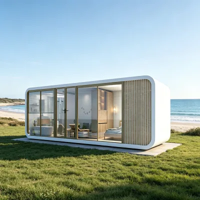 Modular Container Houses 5 Year Warranty Luxury Modern Design Fast Install Anti-Corrosion for Industrial Site Offices Commercial