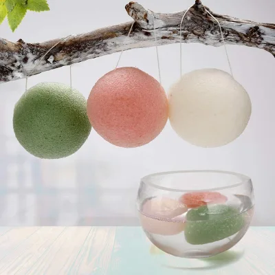 Wholesale Eco Friendly Sponge 100%  Natural Facial Sponge Konjac