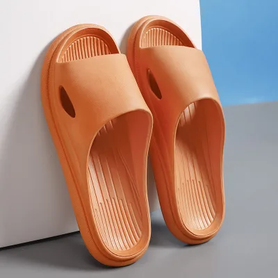 7693 Summer soft slippers for couples, indoor anti slip bathroom sandals