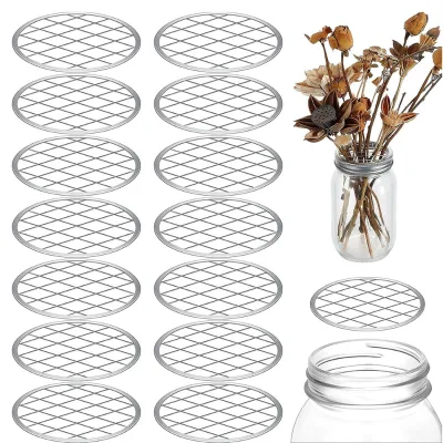 JQ Flower Arranging Mesh Sheet 70mm 86mm Pen Holder Lid Split Mesh Sheet Vase