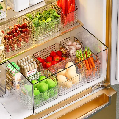 Food Grade Kitchen Space Saving Multifunctional Fridge Side Door Special Storage Box Refrigerator Organizer