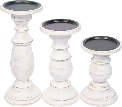 Wooden Candlestick - a Hand-carved Decorative Candlestick Used As the Centerpiece of a Living Room or Dining Table Candlestick