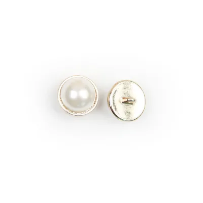 Wholesale Custom-made Exquisite Mother of Pearl Metal Sewing Shank Button