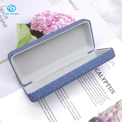 Colorful Woven Glasses case with Printable LOGO Wholesale Portable Sunglasses Anti-pressure Lightweight Glasses case