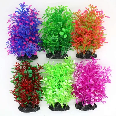 Aquarium Plastic Plants Grass Artificial Plastic Water Plant for Fish tank Landscaping Wholesale Aquarium Plastic Plants