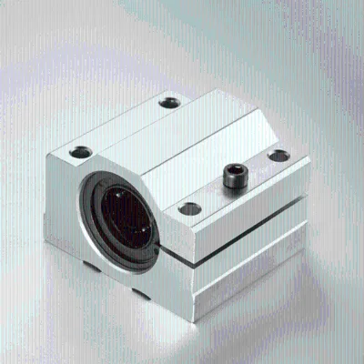 Adjustable Gap Small Opening Linear Type Locking Aluminum Alloy Sliding Bearing Steel Smooth Shaft