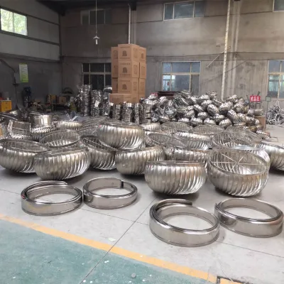 Unpowered Engine Hood Roof Ventilation 304 Thickened Stainless Steel Plant Exhaust Cultivation Rain Proof