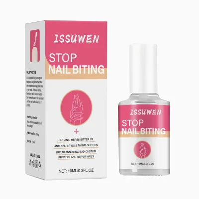 Private Label Stop Nail Biting Natural Healthy Kids or Adults Nail Care Treatment Liquid Anti Biting Liquid