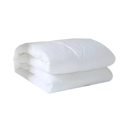 Wholesale Winter Embroidered 100% Cotton Imitation Goose Down Quilt Keep Warm Soft Comfortable 150gsm-400gsm Hilton Hotel Quilt