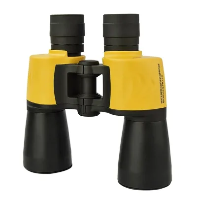 Waterproof 7x50 Auto Focus Porro Large Eyepiece FMC Bak4 Binoculars Long Distance Bird Watching Outdoor Telescope
