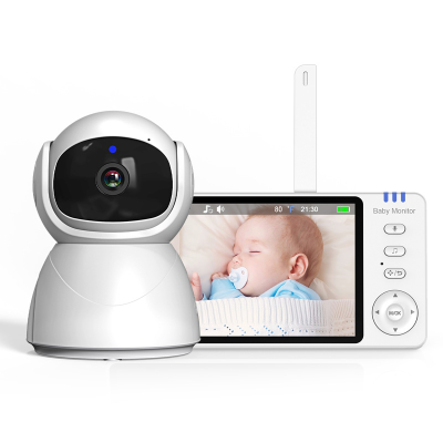 5-Inch 1080p Video Baby Monitor with Feeding Reminder & Crying Detection Home Care Device for Baby Care