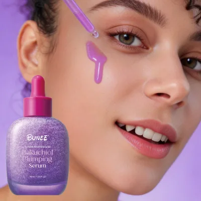 BUNEE Bakuchiol Plumping Serum Pore and Wrinkle Minimizer Firming Plump Pore Treatment Serum 30ML No Irritation