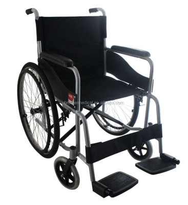 Disability Manual Wheelchair Scooter Light Weight Detachable Basket Castors Wheelchair