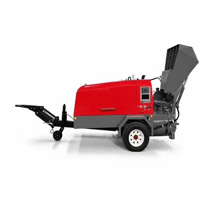 Minle Manufacturer Supply Semi-dry Mortar Pump Specifically Designed, Effectively Preventing Pipe Clogging