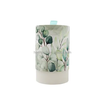 Custom Design Cylinder Round Fashionable Box Cosmetic Paper Tube Packaging for Makeup Tools