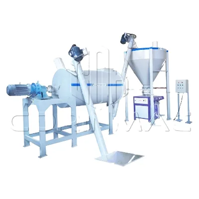 Dry Mortar Ribbon Mixer Machine High Quality Stainless Simple Dry Mortar Production Line
