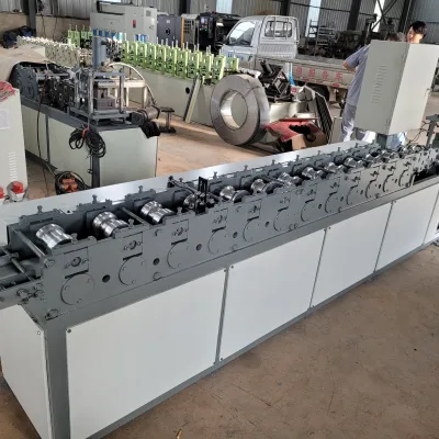 Automatic Steel Door Guide Machine Roof Construction Used Tile Industries Features PLC Control Motor Roller Bearing Pump Gear
