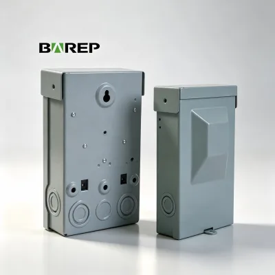 BAREP UL Certified Non-Fused HVAC/R Water Proof Outlet Box 60A 120/240Vac 3 Wire Outdoor Load Break AC Disconnect Switch Box