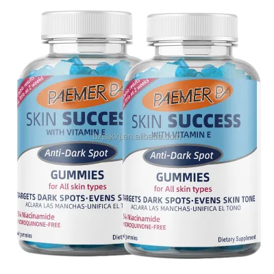 Private Label Skin Whitening Gummies Collagen Supplements SKIN SUCCESS Vitamin E Anti-Dark Spot GUMMIES for All Skin Type