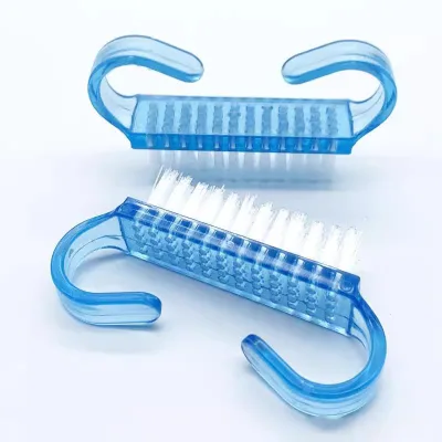 Custom Nail Brushes Soft Remove Dust Plastic Nail Art Cleaning Brush Acrylic Gel Polish File Finger Care Makeup Manicure Tools