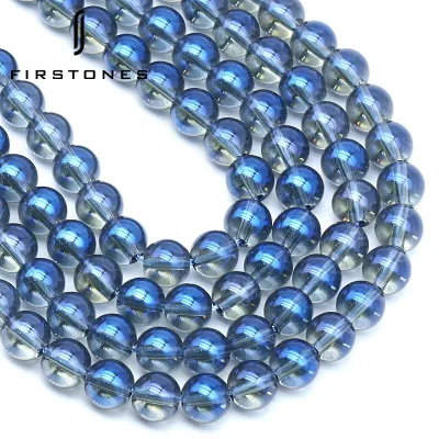 Glass Moon Stone Beads AAA Grade Gemstone Beads Blue Light Loose for Jewelry Making