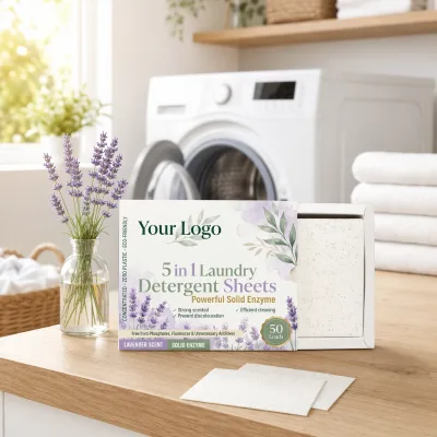 Fortune Grass Concentrated Plant Extract Lavender Scented Disposable Eco-Friendly Bio-Dissolving Gentle Low Foam Detergent