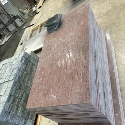 Popular Modern Natural Galaxy Red Granite Stone Polished Paving Stone for Outdoor Villa Courtyard Park Decoration
