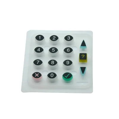 Customized Durable Matrix Tactile Numeric Silicone Rubber Button Keypad for Home Appliances