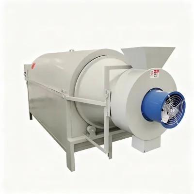 Multi-function Rotary Dryer Roaster 300kg/h Electric Soybean Corn Rice Wheat Drying Roasting Machine Farm Use