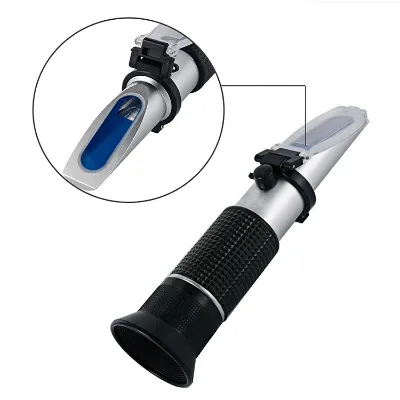 Oechsle KMW BaboMas Sacch Med 0-140 Oe 0-25 KMW 0-32% Portable ATC Wine Refractometer
