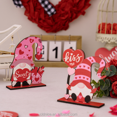 Nice Wedding Valentines Day Anniversary Decor Environmental Protection Wooden Ornaments Table Love Romantic Atmosphere