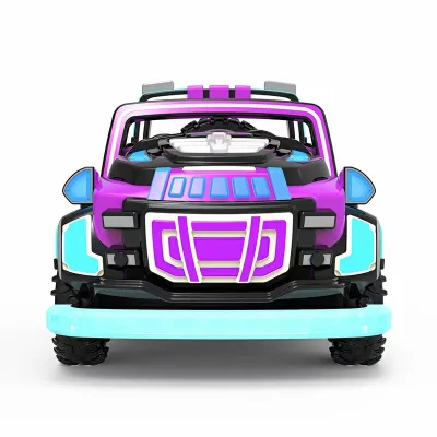 New Kuermai Blue Factory Straight New Styling Off-road Bumper Car Long Endurance Music Lights Amusement Park Toy Car Glass Steel