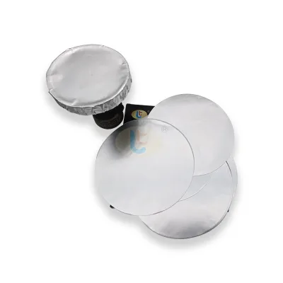 Wholesale 160mm Food Grade Round Shisha Foil Without Holes Heavy-Duty Aluminum DIY Punching for Commercial Lounge Use