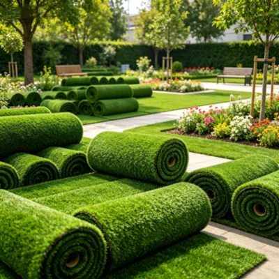 Wear Resistant Eco-Friendly Leisure Turf 20mm/30mm PE Campus Playground Greening Landscape Engineering Grass Bulk Orders