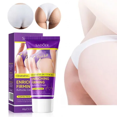 SADOER Private Label Hip up Massage Butt Enhancement Cream Sexy Bigger Buttock Enhancer Vitamin E Body Cream